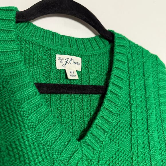 J.Crew Mens Sweater Vest XS Green Sailboat - Picture 4 of 8